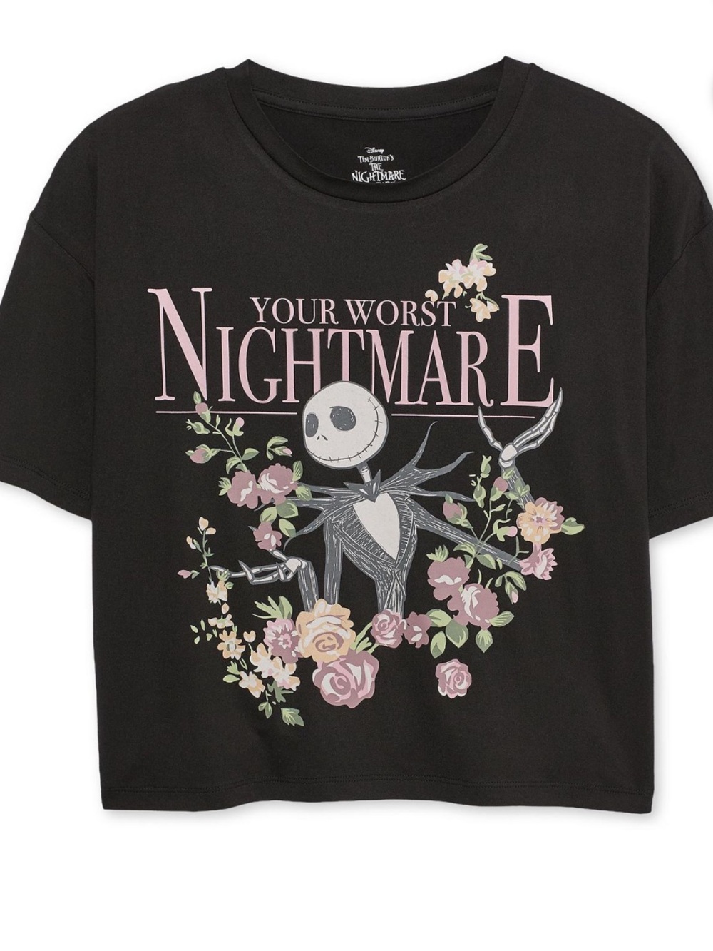 Nightmare Before Christmas Jack Skellington Black Women’s Tee XS